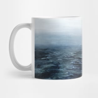 Sea fog - watercolor painting Mug